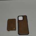 Compatible with Magsafe for iPhone 14 Pro Max Wallet Case Magnetic Card Holder, RFID Blocking 2 in 1 Detachable Kickstand Shockproof Case for Women Men, Brown