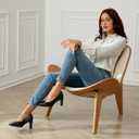 Women Dress Pumps Orthotic Heels Orthopedic Bunion Shoes (8.5, Black)