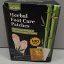 Premium 100 Pack Herbal Foot Pads with Wood Ginger Vinegar Bamboo & Vitamin C Deep Extract for Nighttime Daily feet Care Promoting Sleeping Patches Prime Wellness Gift for Women & Loved Ones