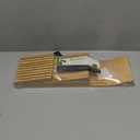 Relaxdays Knife Holder Drawer for 9 Knives and Sharpening Steel, Bamboo Knife Block Lying Down H x W x D: 5.5 x 13 x 40 cm, Natural