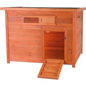 Trixie Natura Duck Coop  Wooden Duck House for Free Roaming Ducks  Chicken Crate Suitable for Quails and Other Poultry  in Brown