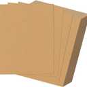 HORLIMER 100 Pack 8x10 Chipboard Sheets, Kraft Cardboard for Shipping, Scrapbooking, DIY Crafts