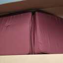 Outdoor Porch Swing Cushions 3 Seater, Replacement Cushions for Outdoor Swing, Patio Swing Cushion 25D Foam (Red, 61.5x39x3in)