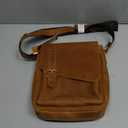 Jack&Chris Leather Messenger Bag for Men, Man Purse Crossbody Bags for Work Business