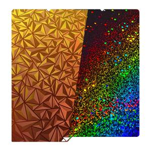 Kobra S1/Kobra X Build Plate 264x276mm Double Sided Chameleon PEO+Starry PEY Build Plate Flexible Removable Spring Steel Heated Printing Bed Platform for Anycubic Kobra S1/Kobra X/ACE Pro 3D Printer