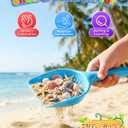 30PCS Beach Toys for Kids Ages 3-10, All-in-One Sand Toys Set with 2 Collapsible Buckets, Shovels, Trucks & Molds, Keep Kids Busy for Hours - Easy to Carry for Beach Travel Sandbox Play