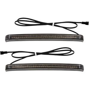 HDBUBALUS Smoke Saddlebag Tail Light LED Running Brake Sequential Turn Signal Lamp Fit for Harley Touring Street Gilde Road Gilde Road King Electra Glide Ultra Limited 2014-2023 (Smoke Lens)