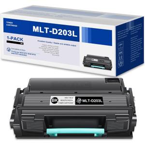 MLT-D203L D203L High Yield Black Toner Cartridge Replacement for Samsung MLT-D203L 203L Toner to use with ProXpress M3320ND M3820DW M4020ND M3870FW M4070FR M4072 Printer Toner (1 Pack)