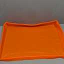 Silicone Griddle Mat Cover for Blackstone - 22 Inch True All-Encompassing Coverage Heavy Duty Food Grade Grill Buddy Mat, All Season Cooking Surface Protective Cover (Orange)