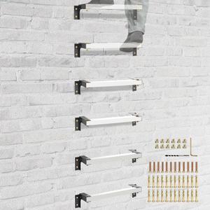 Window Well Ladder, Heavy Duty Steel Basement Egress Ladder (6-Rung Ladder), White