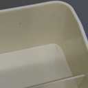 HBlife Makeup Organizer with Brush Holder for Vanity, Large Plastic Bathroom Countertop Organizer Skin Care Storage, Easy to Store Lipsticks, Nail Polishes, Perfumes, Eyeshadow Palettes, Beige