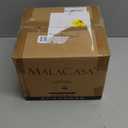 MALACASA Salad Bowls Set, 44 OZ (7") Large Soup Bowls Cereal Bowl for Kitchen, White Ceramic Bowls Set of 2, Dishwasher & Microwave Safe,Series REGULAR