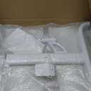 Toilet Safety Rails for Seniors, 350lbs Heavy Duty Toilet Safety Frame, Triple Stability with 2 Suction Cups & Rear Bar, Adjustable Height and Width Bathroom Grab Bars