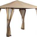Garden Winds Replacement Canopy Top Cover for The Hampton Bay 5LGZ1291-V3, 5LGZ1291-V2, 5SGZ1377 Altoona 10' x 10' Gazebo - RipLock 350
