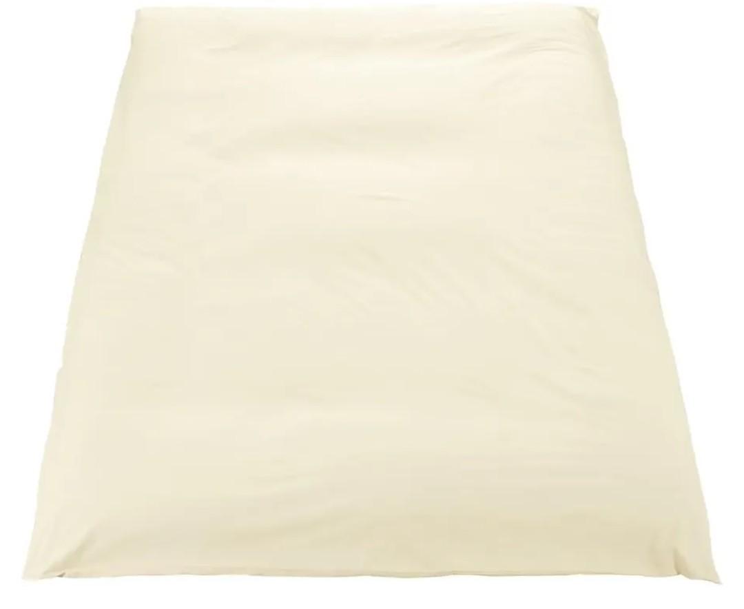 100% Washed Cotton Zippered Futon Cover for Japanese Futon Floor Mattress, Super Soft and Machine Washable