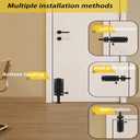 1 Pack 5 Inch Heavy Duty Barrel Lock Bolt Latch for Bathroom Stall & Bifold Doors Suitable for Bathroom compartments, Folding Doors, Garage Sheds, cabinets