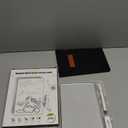 Magnetic Writing Board 11.85”x 8.4” Reusable Memo Pad Board with Pen & Eraser, ABS Frame Dry Erase Board for Working Studying Meeting, Portable Handwriting Board Kit