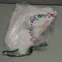 Joyhey 100 Count 5.8" x 7.8" Small Plastic Merchandise Bags, Shopping Retail Boutique Bags with Die Cut Handles - White Thank You