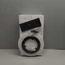 Pinzoveco Rotating Earring Display Stands for Selling with Adversitsing Board, Real Wood Jewelry Display Stand for Vendors, Large Capacity Earring Cards for Selling Rack Holder (Weathered White)