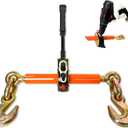 Electric Torque Drive Load Binder | Fits 3/8-1/2 Chain | 9,200 lbs Safe Working Load | Heavy-Duty Ratchet Binder Compatible with Portable Drill for Fast Cargo Tie-Down & Load Securement