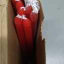 14 Pack Red Taper Candles - Taper Candles 12 Inch Dripless, Smokeless & Unscented - 10 Hours Long Burning - Hand Poured Tall Candlesticks - Ideal for Weddings, Dinner Parties, and Home Decor