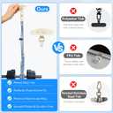 Adjustable Anti-Theft Phone Lanyard Neck & Crossbody Strap with 0.2mm Metal Tab & Comfort-Fit 8mm Rope (Fog Blue)