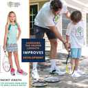 Kids Tennis Racket with Training Videos Aluminum Youth Tennis Racket with Neoprene Handle for Children Age 5-12 Learn Faster and Play Better by Street Tennis Club, Boys, 19