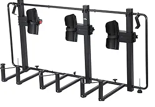 UAT Sherpa 2.0 Durable Lightweight Aluminum Compact 2 Bike Transporting Hitch Rack with Cable Lock & Foldable T