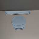 AORTDES Ergonomic Keyboard Mouse Pad Wrist Rest Support Set for Laptop/Computer/Desktop,Memory Foam Hand Rest Wrist Cushion for Gaming/Office,Lightweight Comfortable & Pain Relief (Blue)