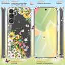 for Samsung Galaxy S26 Plus Case S26+ Case[Marble Slim]+[Anti-Drop Shockproof Protective] Soft TPU Women Stylish Phone Covers 6.7 Inch (Flowers Sea)