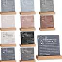 Roowest 10 Pcs Graduation Appreciation Gift for Teacher Motivational Desk Decor Positive Wooden Signs Desk Plaque for Teacher Nurse Secretaries Coworker Employee Office Team(Difference)