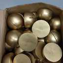 Geyoga 50 Pcs Table Number Holder Round Place Card Holders Wedding Table Number Stands Modern Place Card Stands Setting Clips for Funeral Wedding Reception Anniversary Birthday Party Banquet(Gold)