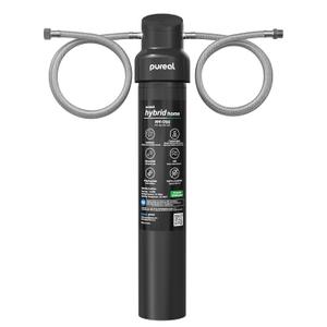 Pureal Hybrid Home PPU-1700K Under Sink Water Filter System, 20K Gallons, NSF/ANSI 42&372, Mineral Sediment Carbon Block KDF Polyphosphate Filter for Scale & Lead & Chlorine (17inch)