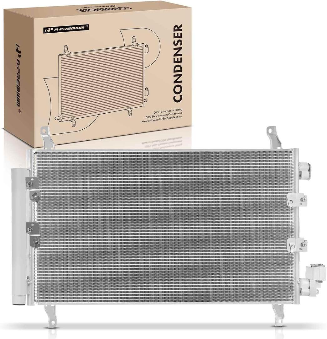 A-Premium Air Conditioning A/C Condenser Compatible with Chevrolet Camaro 2012 2013 2014 2015, 6.2L, Supercharged
