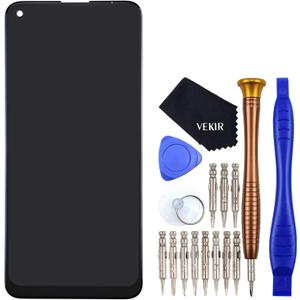 LMQ630EAW Glass LCD Touch Digitizer Display Screen Replacement for LG K61 Black