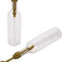 JEATHA 2Pcs Syrup Bottles for Coffee Bar, 25.4 oz/750 ml Syrup Dispenser Bottles for Coffee Bar Home Gold One Size