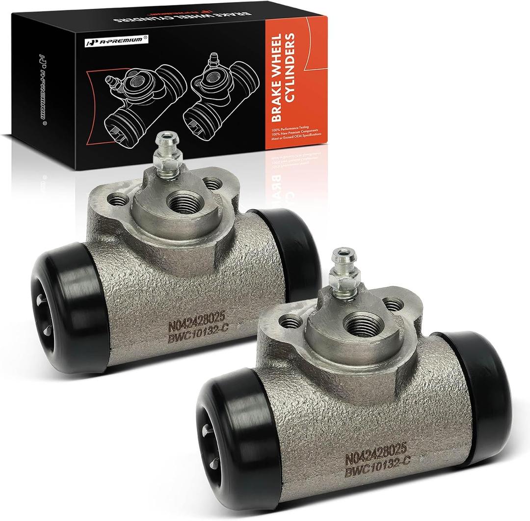 A-Premium Rear Drum Brake Wheel Cylinder Compatible with Chevrolet and GMC Models - Silverado 1500 2006-2008, Silverado 1500 HD 2005-2006, Sierra 1500 Classic, Sierra 1500 HD Classic, 2-PC Set