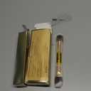 DUcare 2Pcs Duo End Makeup Brushes, Synthetic Bristle Foundation Powder Buffer & Contour Brush Set, Dual Sided Face Brushes for Blending Concealer Bronzer Highlighter (D01)