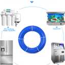 3/8" O.D.RO Water Tubing,15FT Food Grade PE Water Line+12Pcs 3/8" Quick Connect Fittings for RO Reverse Osmosis Water Purifier Filter System(Plastic Tubing+Ball Valve+T+Y+L+I+1/4"-3/8" fitting+Cutter)