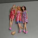 dollbie 3-Pack 11.5 inch Pregnant Dolls with Interchangeable Pregnant and Normal Bellies - Includes 3 Dolls, 3 Dresses, 3 Babies (Set-2)