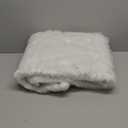 AerWo 72 Inch Christmas Tree Skirt, White Faux Fur Tree Skirt Thick Soft Plush Rug for Christmas Tree Decorations, Large Xmas Tree Mat for Christmas Indoor Holiday Party Ornaments Home Decorations