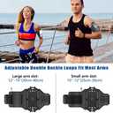 VUP Running Armband 360Rotatable for iPhone 17/16/15/14/13/Pro Max/Pro/Mini/12/11/SE/Xs/XR/X/8/7/Plus, Fits All 4-6.7 Inch Smartphones, with Key Holder Phone Armband for Running Hiking Biking (Black)