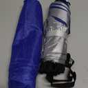 Umbrella Hat, 37 inch Fishing Umbrella Hat Hands Free Foldable UV Protection Umbrella Cap Adjustable Headwear for Fishing Golf Camping Beach Gardening Sunshade Outdoor (Blue)