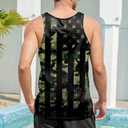 Goodstoworld Mens 3D Tank Top Novelty Graphic Breathable Quick Dry Sleeveless Beach Shirt S-4XL (XXL)