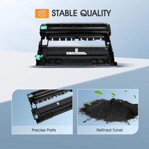 DR-830 DR830 Drum Unit Black 1 Pack Compatible Replacement for Brother DR830 DR 830 DR-830 for HL-L2400D L2405W L2460DW L2460DWXL L2865DW L2480DW DCP-L2640DW MFC-L2807DW L2820DW L2820DWXL Printer Ink