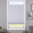 No Drill Top Down Bottom Up Light Filtering Cellular Shades White, 21x72