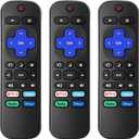 (3 Pack) Replacement Remote for Roku-TV-Remote,Compatible for All Onn-Hisense-TCL-Westinghouse-Sharp-Philips-Element Roku TV Remotes