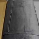 Adjustable Headrest Pillow for Recliners and Armchairs - Non-Slip Velvet Cushion for Neck Support and Pain Relief (Gray)