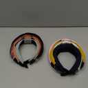 Funtopia Knotted Headbands for Women Girls, 9 Pcs Wide Plain Turban Headband Fashion Cross Knot Hair Bands with Solid Colors