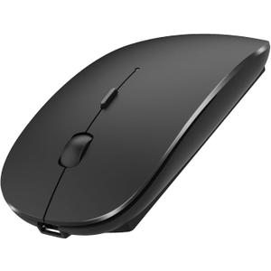PEIBO Bluetooth Wireless Mouse for Laptop mac MacBook ipad MacBook air MacBook pro pc Desktop Computer Windows Chromebook Notebook (Black)